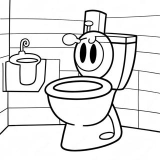 Funny Titan Skibidi Toilet Coloring Page 47714-38096