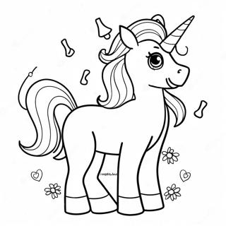 Unicorn Among Us Coloring Page 47753-38118