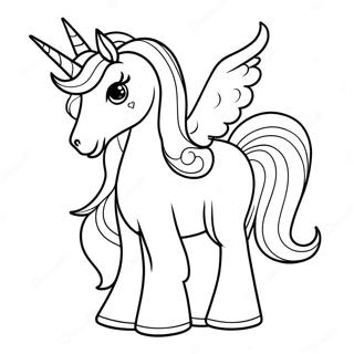 Unicorn Among Us Coloring Page 47753-38119