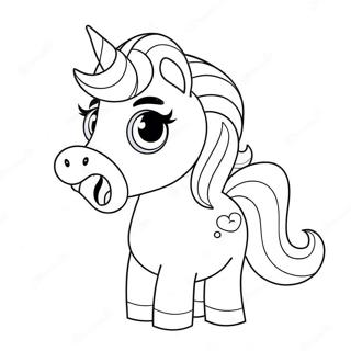 Cute Unicorn Among Us Character Coloring Page 47754-38125