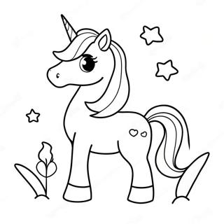 Cute Unicorn Among Us Character Coloring Page 47754-38126