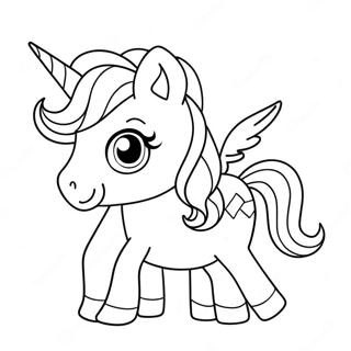 Cute Unicorn Among Us Character Coloring Page 47754-38128