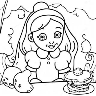 Alice S Nightmare In Wonderland Coloring Page 47763-38130