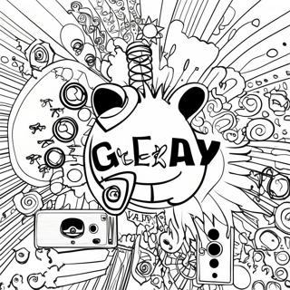 Green Day Coloring Pages