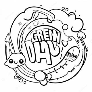 Green Day Logo Coloring Page 47823-38174