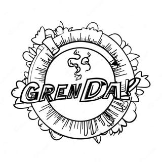 Green Day Logo Coloring Page 47823-38175