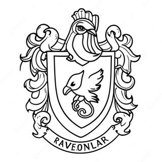 Ravenclaw Crest Coloring Page 47853-38199