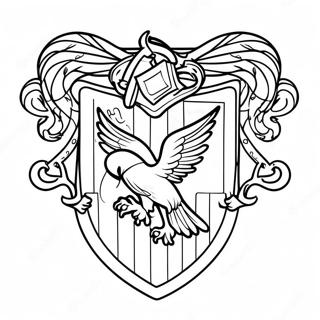 Ravenclaw Crest Coloring Page 47853-38200