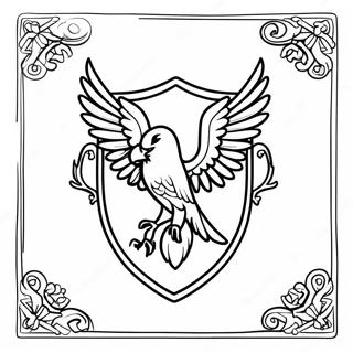 Ravenclaw House Symbol Coloring Page 47854-38201