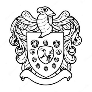 Ravenclaw House Symbol Coloring Page 47854-38202