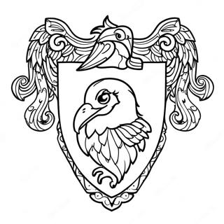 Ravenclaw House Symbol Coloring Page 47854-38203