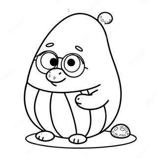 Pou Coloring Page 47863-38206