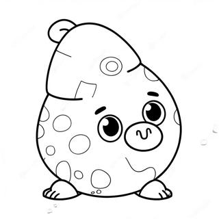 Pou Coloring Page 47863-38208