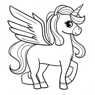 Pegacorn Coloring Page 47893-38234