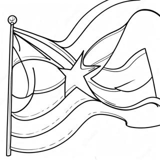 Christian Flag Coloring Page 47913-38247