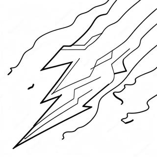 Lightning Coloring Pages