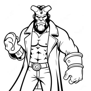 Hellboy Coloring Pages