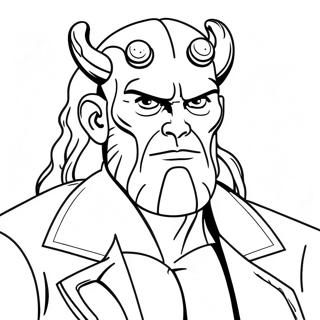 Hellboy Coloring Page 47973-38294