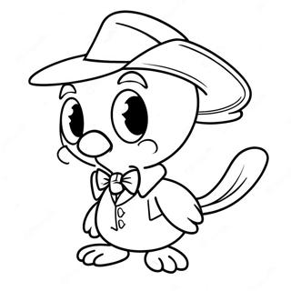 Gangster Tweety Bird Shirt Coloring Pages