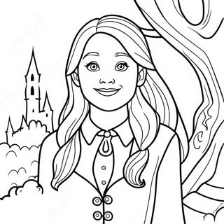 Ginny Weasley Coloring Pages