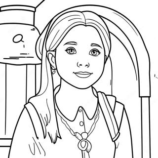 Ginny Weasley Magical Adventure Coloring Page 48003-38310