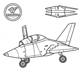 A10 Warthog Coloring Page 48023-38332