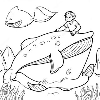 Jonah And The Whale Coloring Page 4806-5972