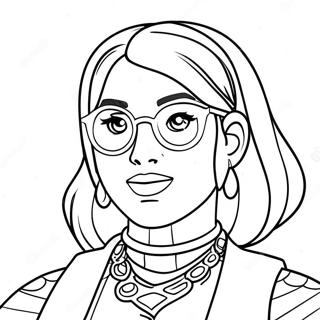 Fortnite Imani Coloring Pages