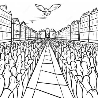 Holocaust Remembrance Coloring Pages