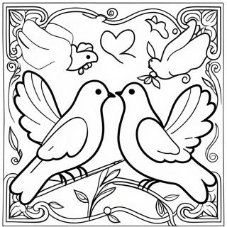 Doves Of Peace Coloring Page 48144-38433