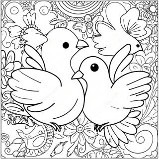 Doves Of Peace Coloring Page 48144-38435