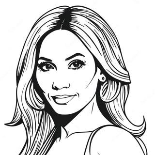 Jennifer Lopez Coloring Pages