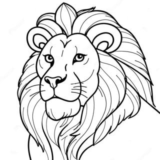 Lion For Adults Coloring Pages