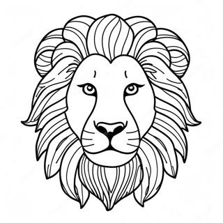 Majestic Lion Coloring Page 48163-38442