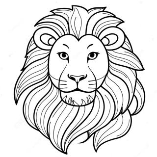 Majestic Lion Coloring Page 48163-38443