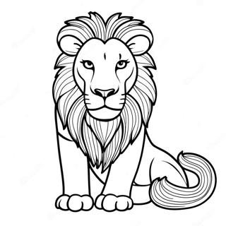 Majestic Lion Coloring Page 48163-38444