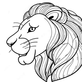 Roaring Lion Coloring Page 48164-38445