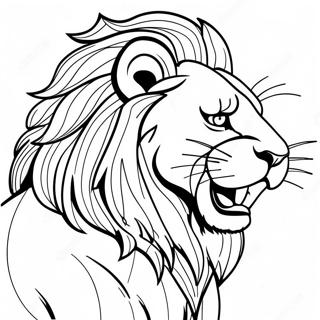 Roaring Lion Coloring Page 48164-38447