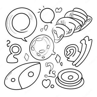 Communication Symbols Coloring Page 48203-38469