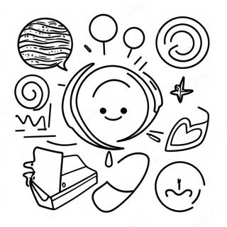 Communication Symbols Coloring Page 48203-38470