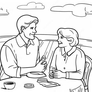 Friendly Conversation Coloring Page 48204-38478