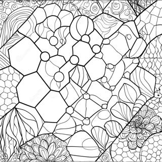 Hexagon Coloring Pages