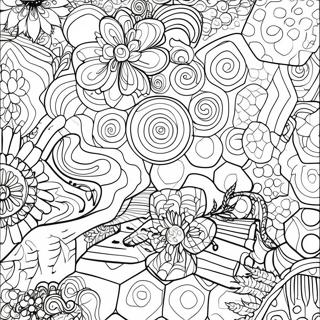 Hexagon Coloring Page 48213-38487