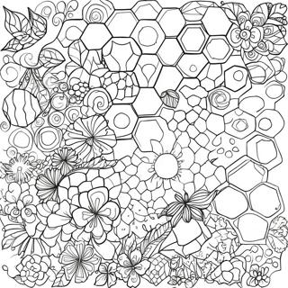 Hexagon Coloring Page 48213-38488