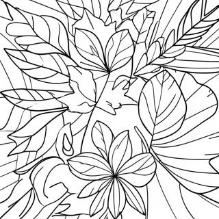 Autumn Leaves Math Coloring Page 48224-38493