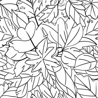 Autumn Leaves Math Coloring Page 48224-38494