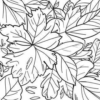 Autumn Leaves Math Coloring Page 48224-38495