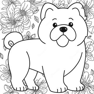 Chow Chow Coloring Pages