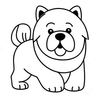 Chow Chow Dog Coloring Page 48233-38503