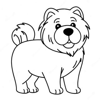 Chow Chow Coloring Pages